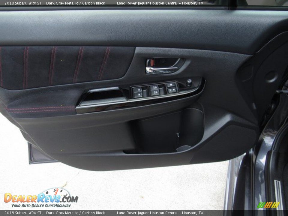 2018 Subaru WRX STI Dark Gray Metallic / Carbon Black Photo #24