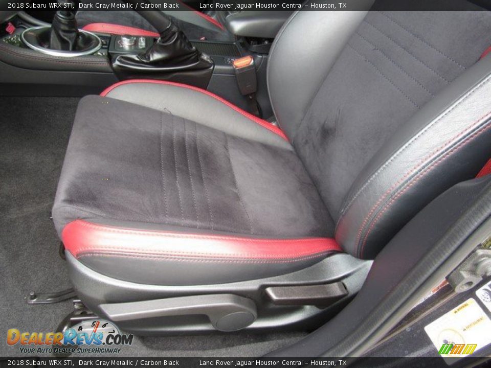 2018 Subaru WRX STI Dark Gray Metallic / Carbon Black Photo #26