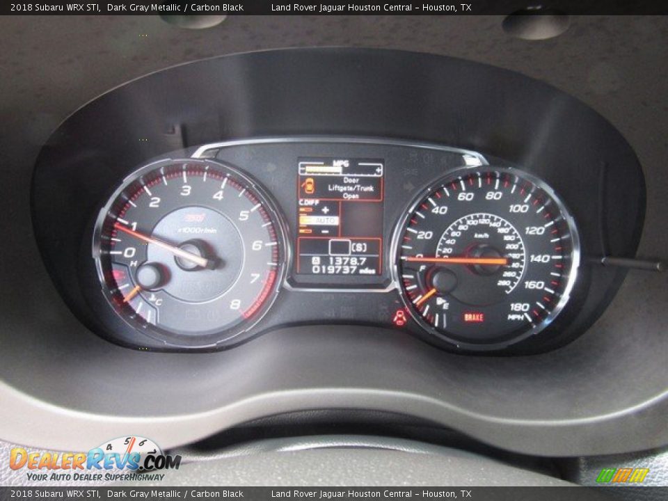 2018 Subaru WRX STI Gauges Photo #30