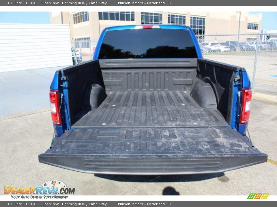 2018 Ford F150 XLT SuperCrew Lightning Blue / Earth Gray Photo #23