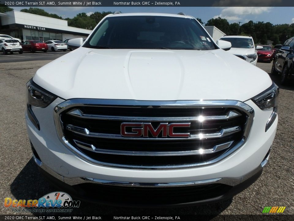 2020 GMC Terrain SLT AWD Summit White / Jet Black Photo #2
