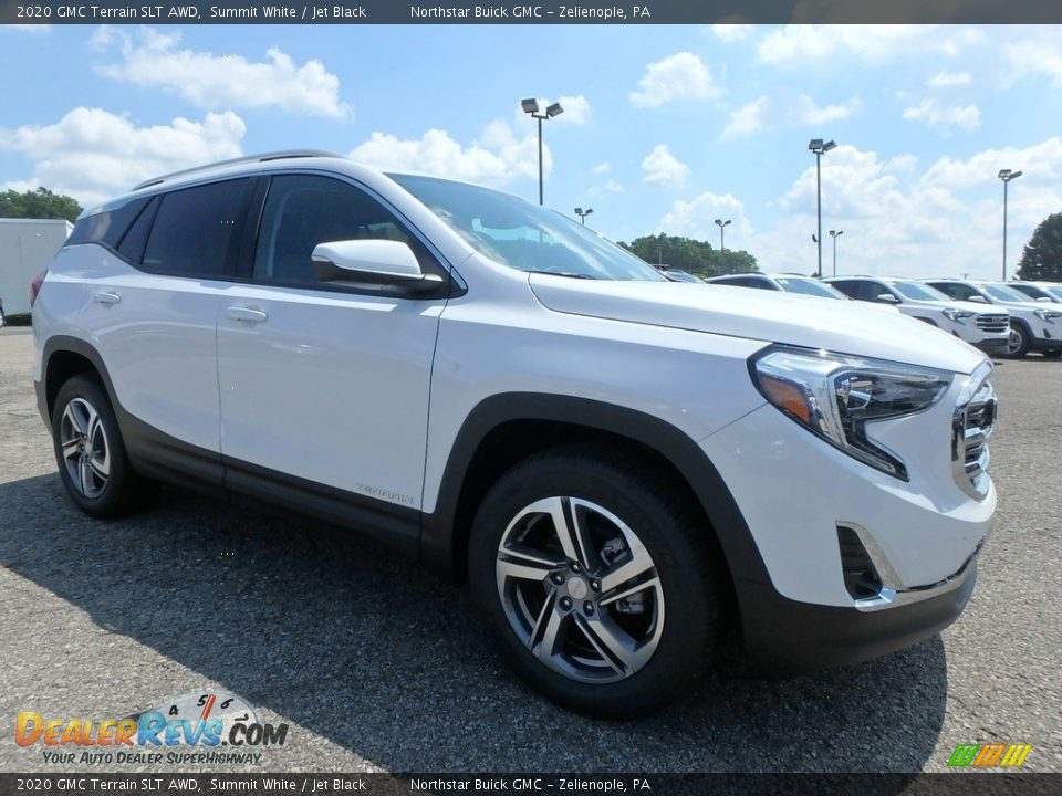 2020 GMC Terrain SLT AWD Summit White / Jet Black Photo #3
