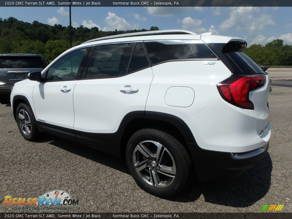 2020 GMC Terrain SLT AWD Summit White / Jet Black Photo #8