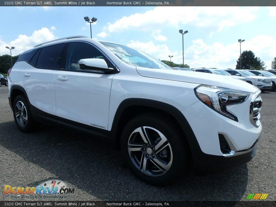 2020 GMC Terrain SLT AWD Summit White / Jet Black Photo #3