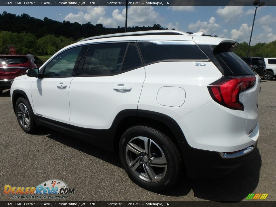 2020 GMC Terrain SLT AWD Summit White / Jet Black Photo #8