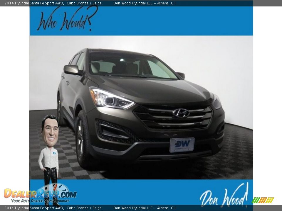 2014 Hyundai Santa Fe Sport AWD Cabo Bronze / Beige Photo #1