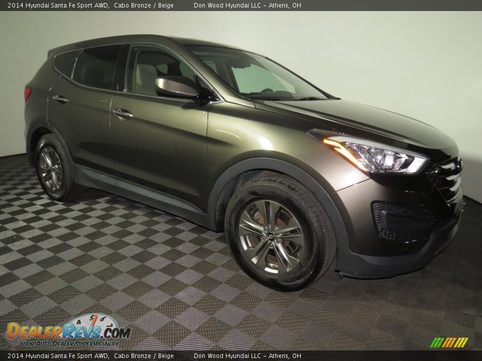 2014 Hyundai Santa Fe Sport AWD Cabo Bronze / Beige Photo #2