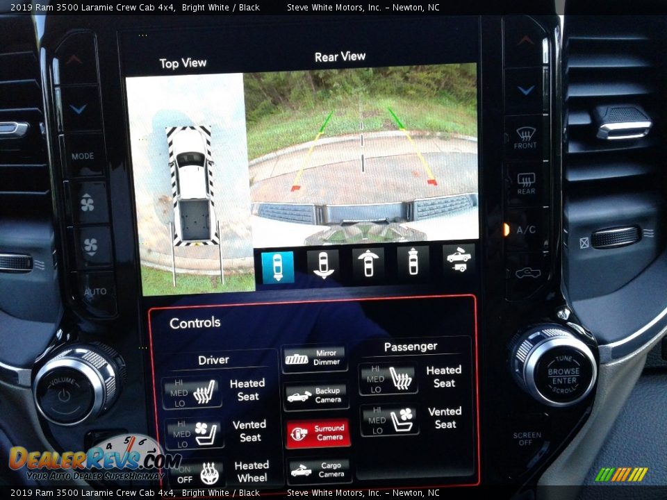 2019 Ram 3500 Laramie Crew Cab 4x4 Bright White / Black Photo #25