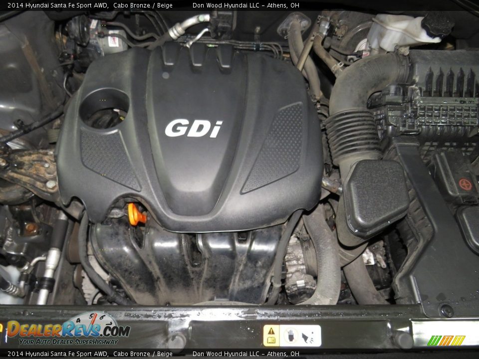 2014 Hyundai Santa Fe Sport AWD Cabo Bronze / Beige Photo #6