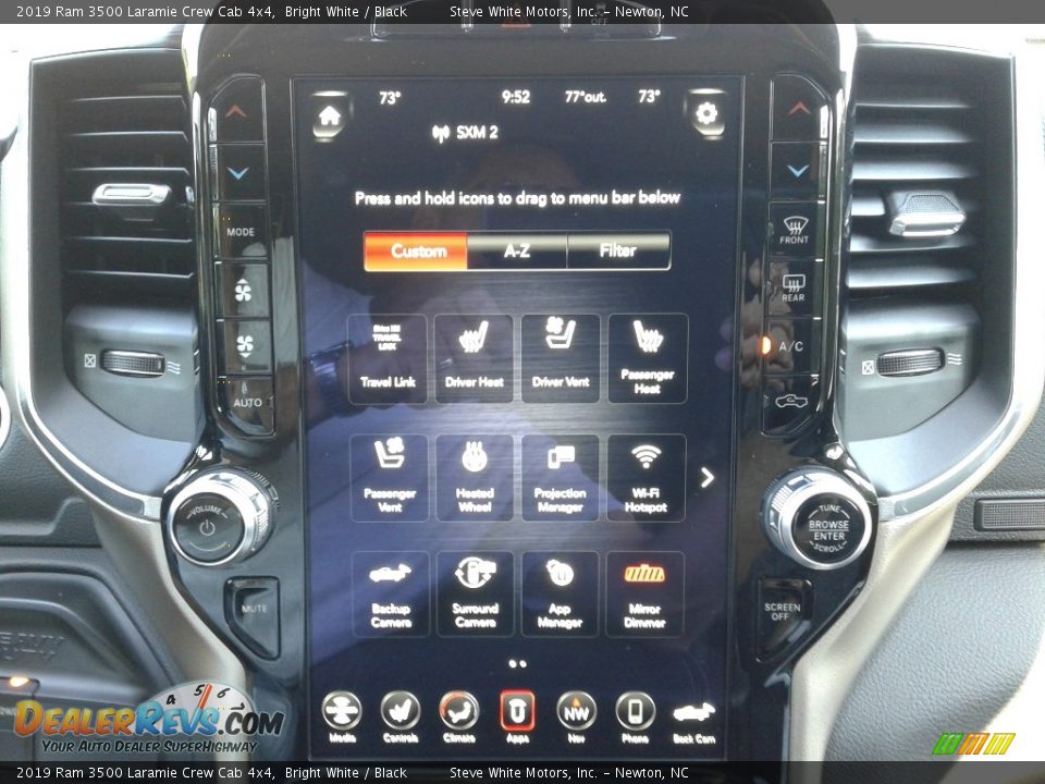 2019 Ram 3500 Laramie Crew Cab 4x4 Bright White / Black Photo #29