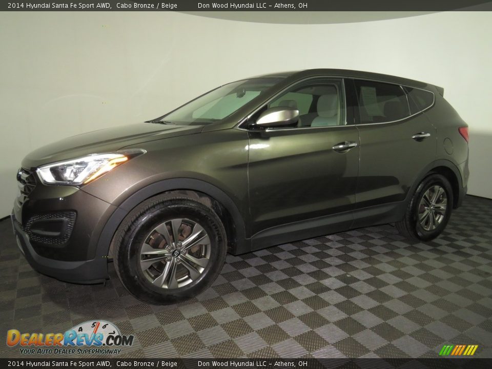 2014 Hyundai Santa Fe Sport AWD Cabo Bronze / Beige Photo #7