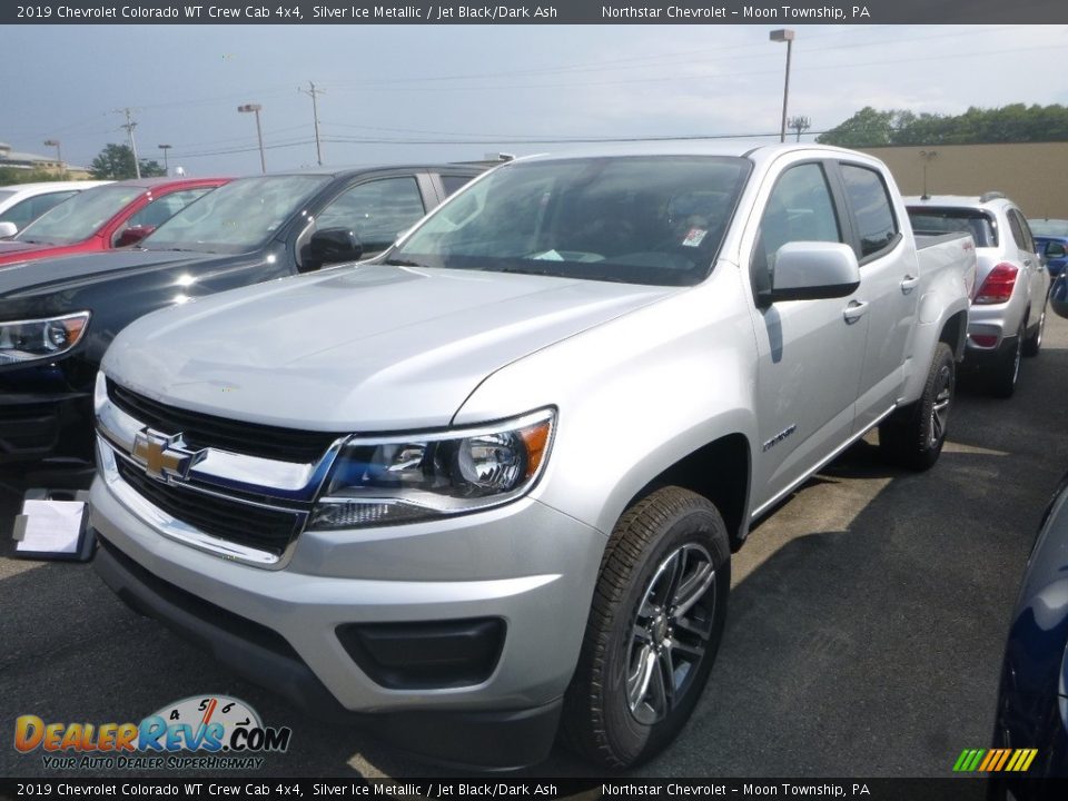 2019 Chevrolet Colorado WT Crew Cab 4x4 Silver Ice Metallic / Jet Black/Dark Ash Photo #1