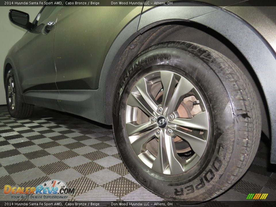 2014 Hyundai Santa Fe Sport AWD Cabo Bronze / Beige Photo #10