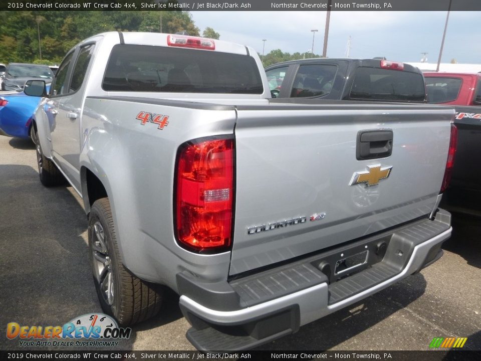 2019 Chevrolet Colorado WT Crew Cab 4x4 Silver Ice Metallic / Jet Black/Dark Ash Photo #3