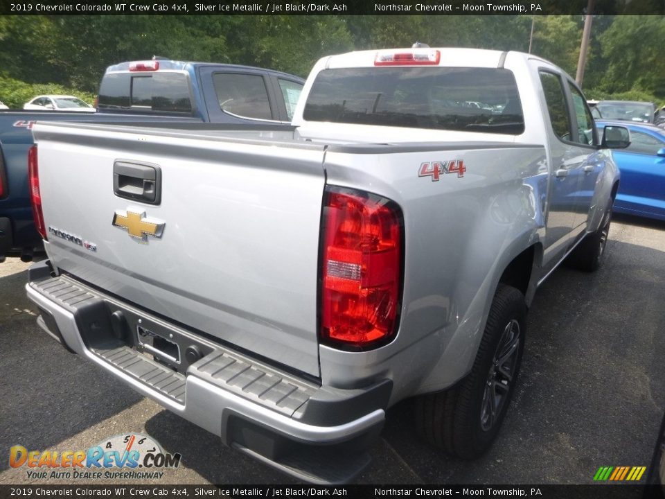 2019 Chevrolet Colorado WT Crew Cab 4x4 Silver Ice Metallic / Jet Black/Dark Ash Photo #4