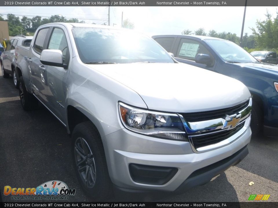 2019 Chevrolet Colorado WT Crew Cab 4x4 Silver Ice Metallic / Jet Black/Dark Ash Photo #5
