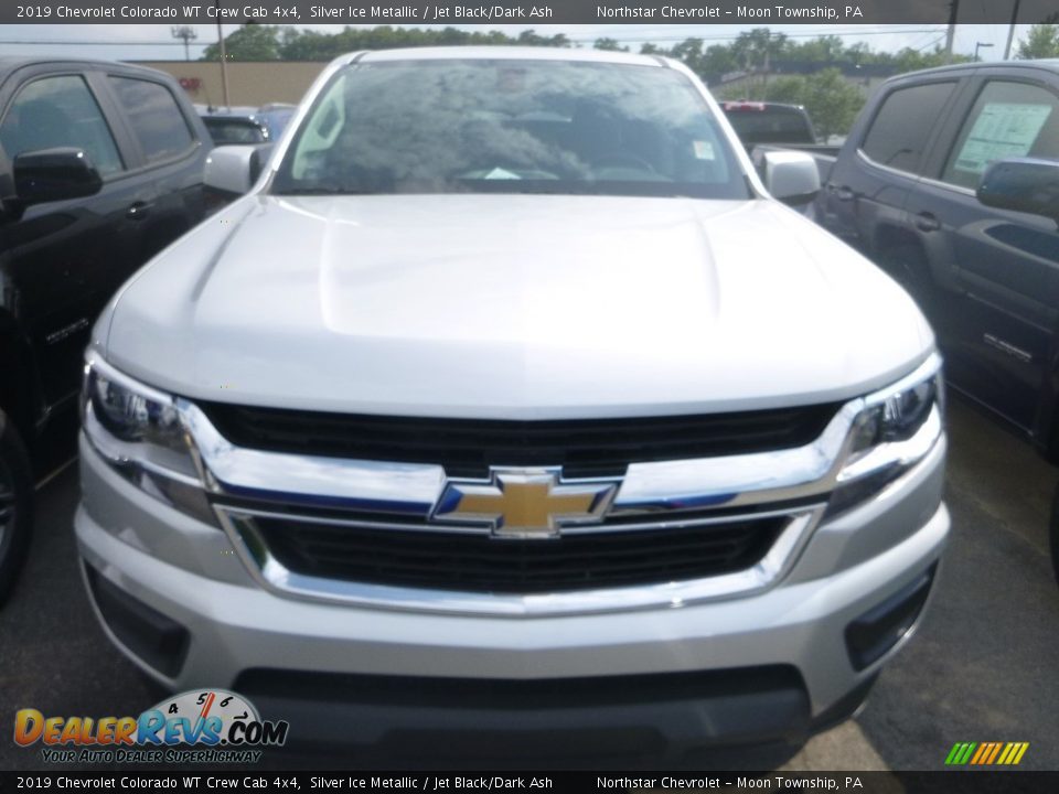 2019 Chevrolet Colorado WT Crew Cab 4x4 Silver Ice Metallic / Jet Black/Dark Ash Photo #6