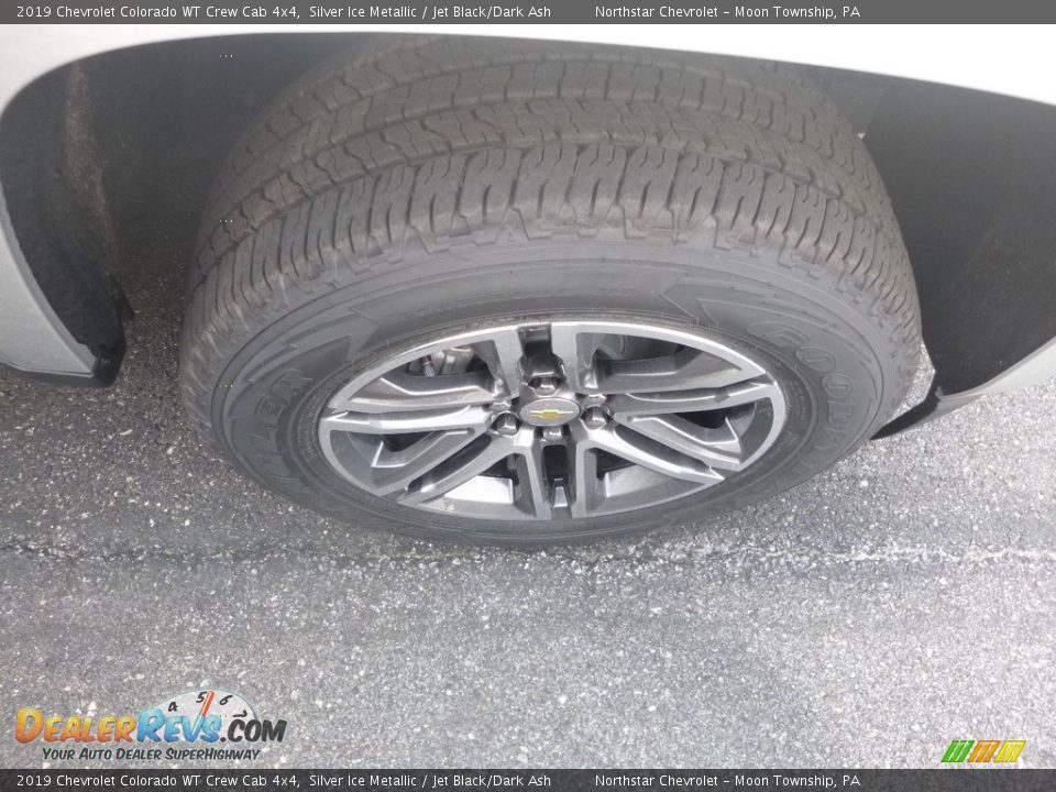 2019 Chevrolet Colorado WT Crew Cab 4x4 Silver Ice Metallic / Jet Black/Dark Ash Photo #7