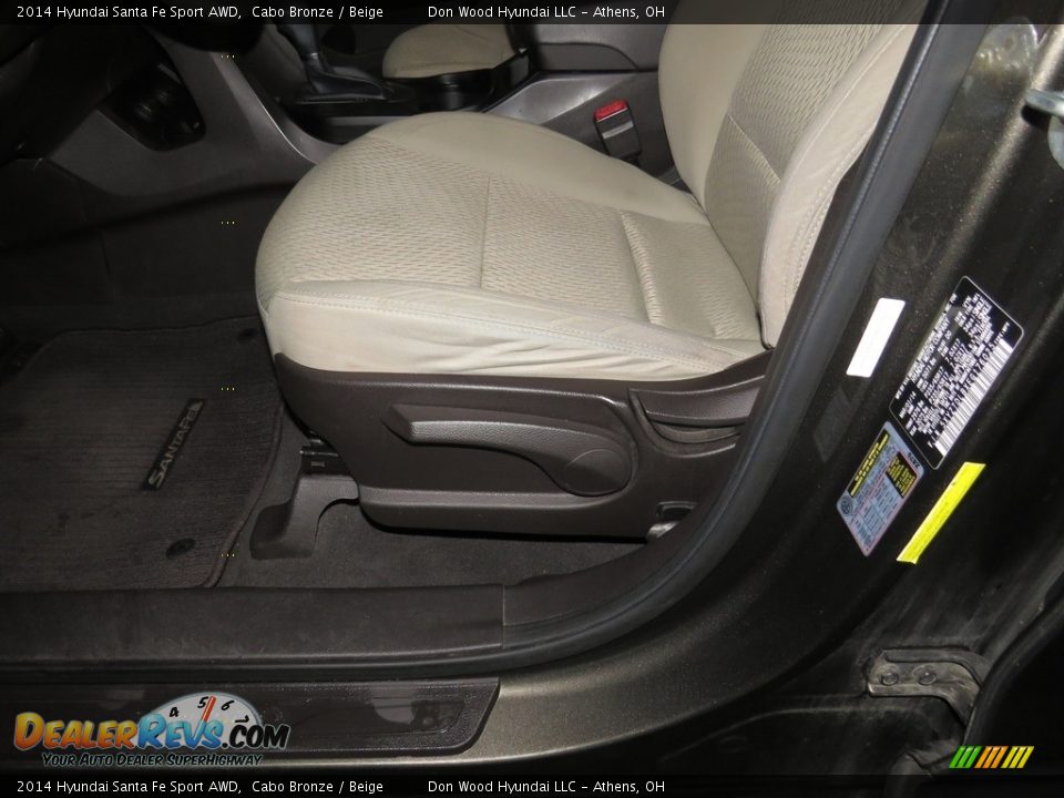 2014 Hyundai Santa Fe Sport AWD Cabo Bronze / Beige Photo #17