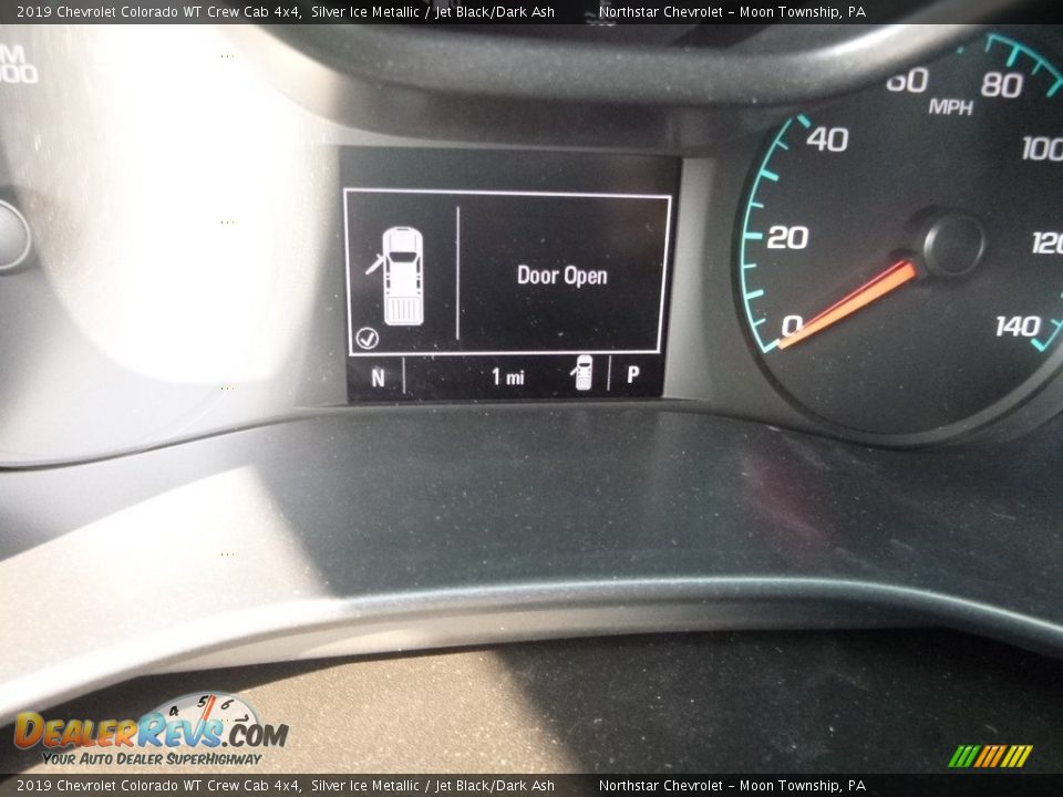 2019 Chevrolet Colorado WT Crew Cab 4x4 Silver Ice Metallic / Jet Black/Dark Ash Photo #18