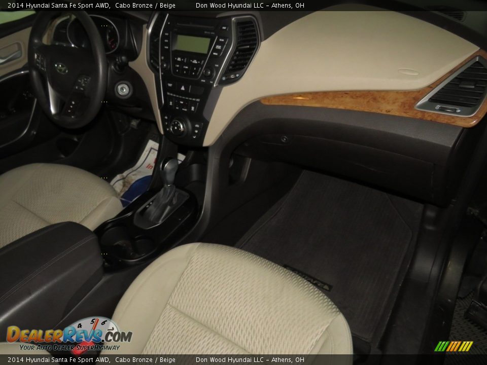 2014 Hyundai Santa Fe Sport AWD Cabo Bronze / Beige Photo #26