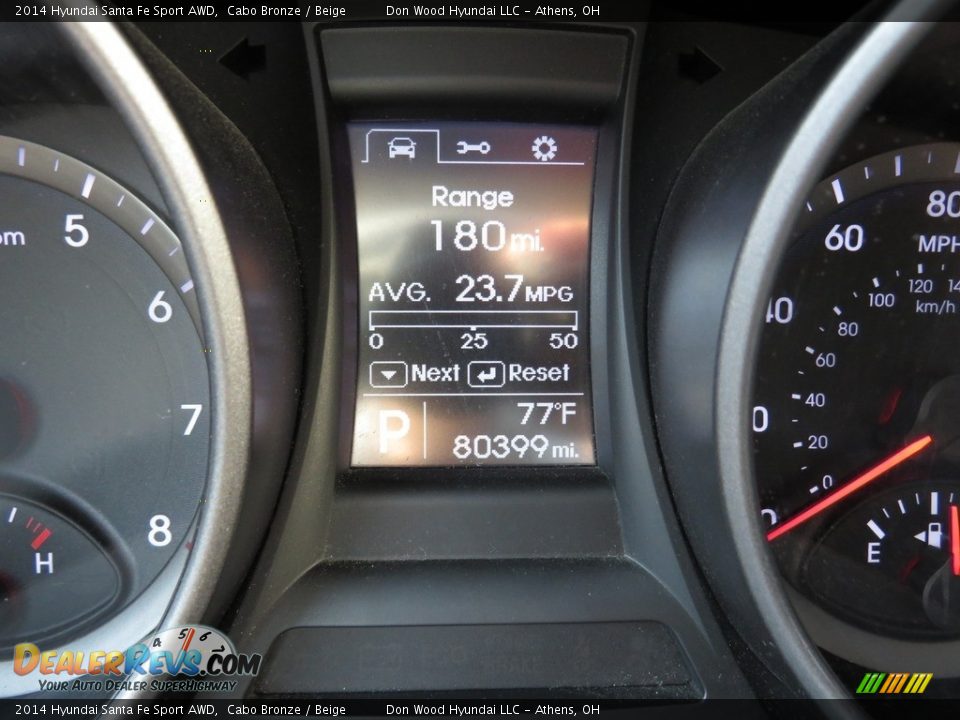 2014 Hyundai Santa Fe Sport AWD Cabo Bronze / Beige Photo #28
