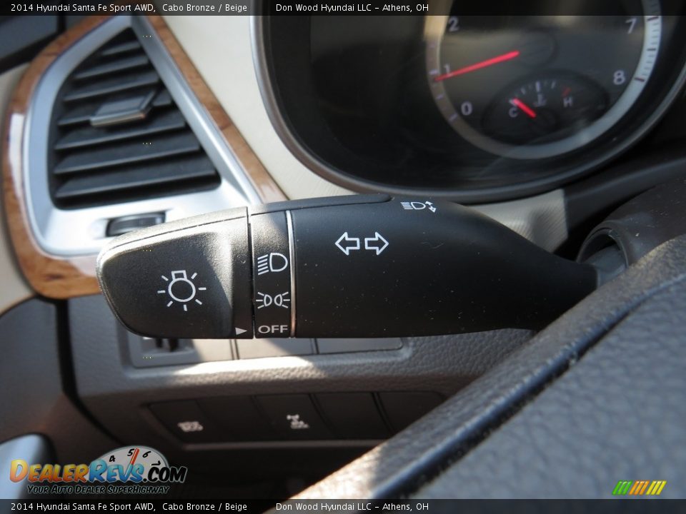 2014 Hyundai Santa Fe Sport AWD Cabo Bronze / Beige Photo #29