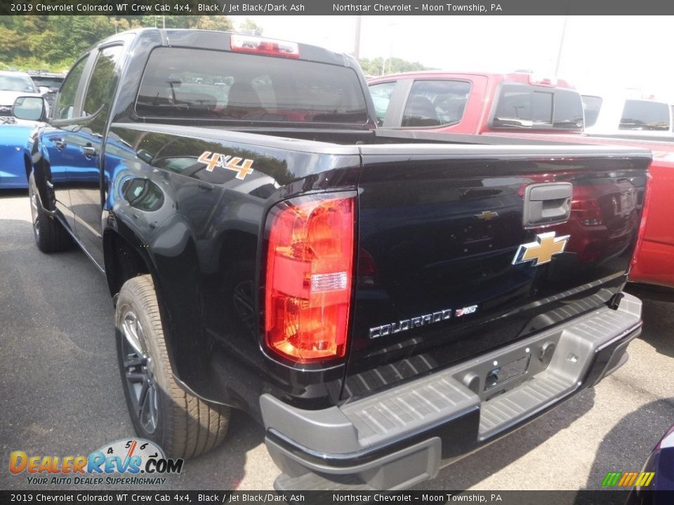 2019 Chevrolet Colorado WT Crew Cab 4x4 Black / Jet Black/Dark Ash Photo #2