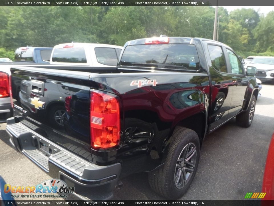 2019 Chevrolet Colorado WT Crew Cab 4x4 Black / Jet Black/Dark Ash Photo #3