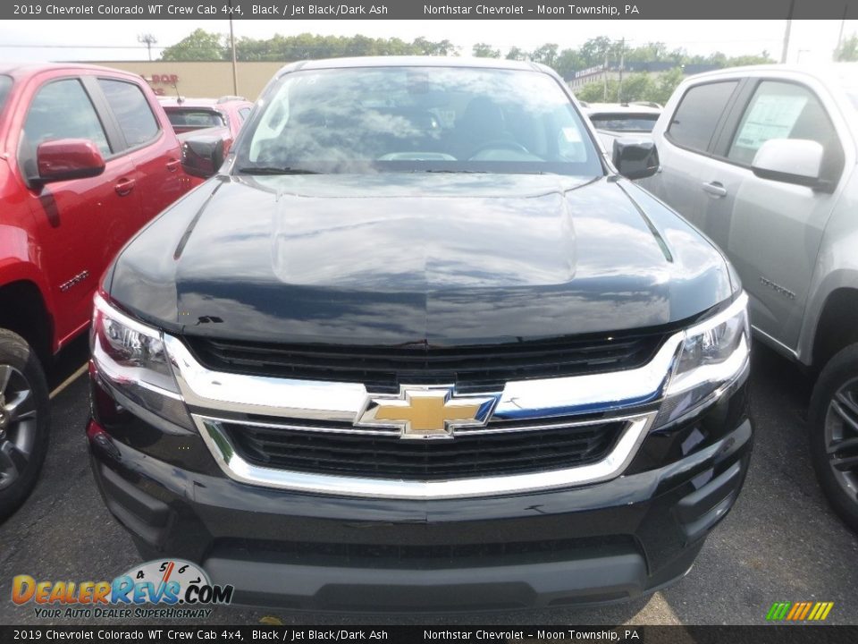 2019 Chevrolet Colorado WT Crew Cab 4x4 Black / Jet Black/Dark Ash Photo #5