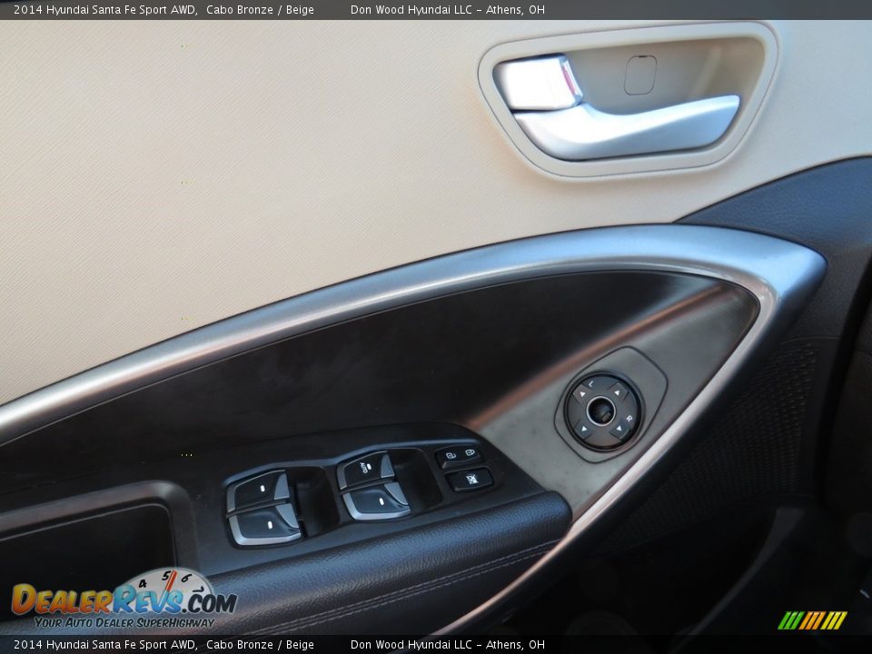 2014 Hyundai Santa Fe Sport AWD Cabo Bronze / Beige Photo #34