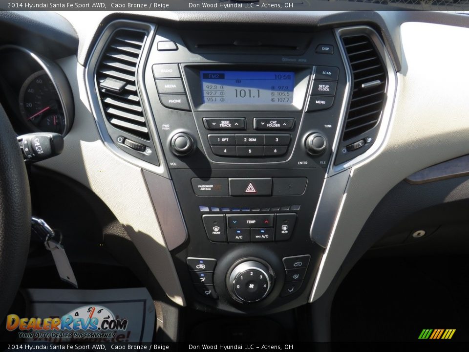 2014 Hyundai Santa Fe Sport AWD Cabo Bronze / Beige Photo #35