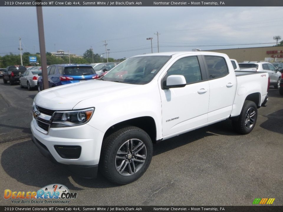 2019 Chevrolet Colorado WT Crew Cab 4x4 Summit White / Jet Black/Dark Ash Photo #1