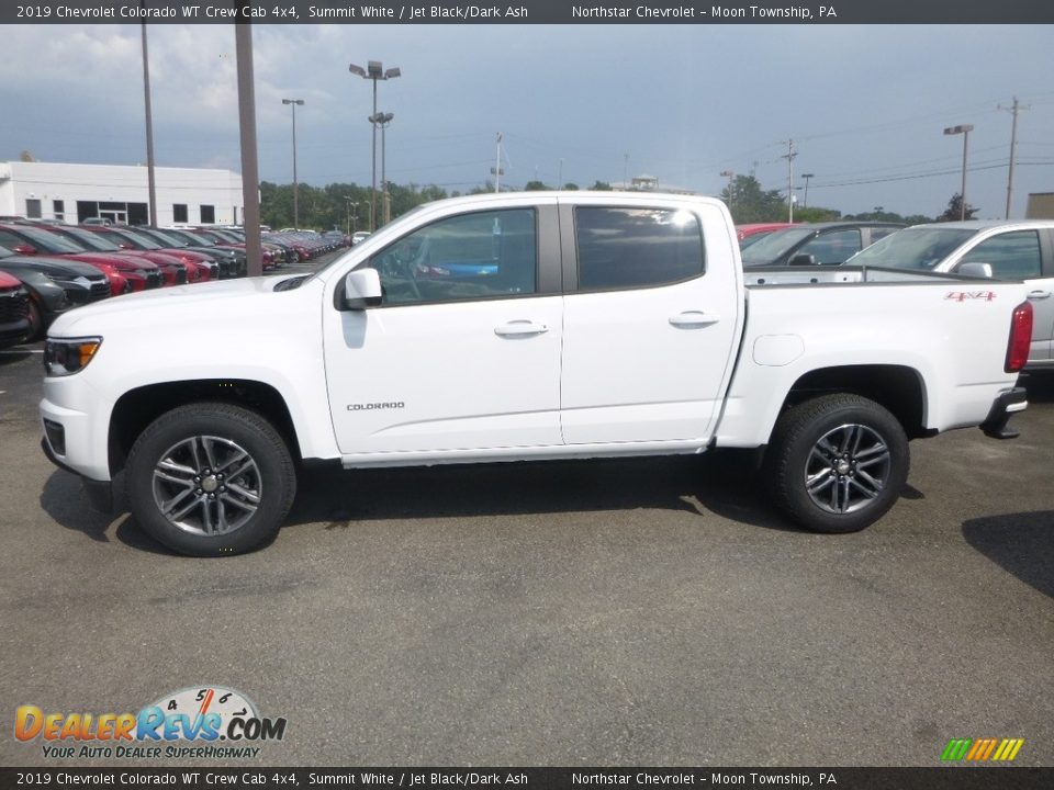 2019 Chevrolet Colorado WT Crew Cab 4x4 Summit White / Jet Black/Dark Ash Photo #2