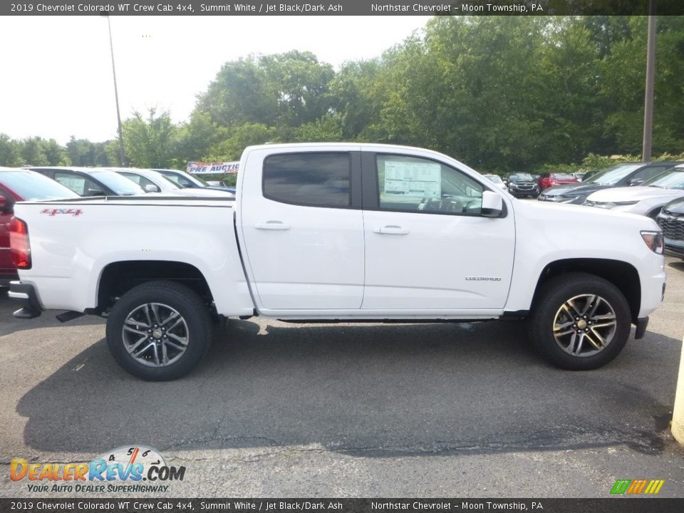 2019 Chevrolet Colorado WT Crew Cab 4x4 Summit White / Jet Black/Dark Ash Photo #6