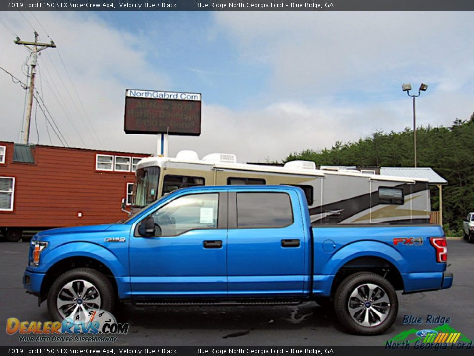 2019 Ford F150 STX SuperCrew 4x4 Velocity Blue / Black Photo #2