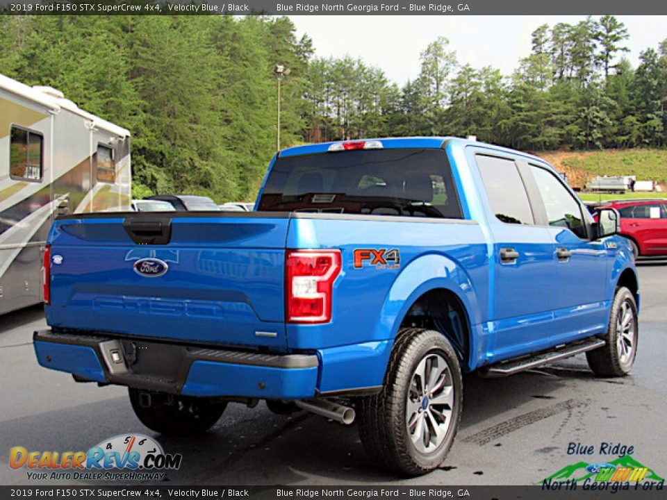 2019 Ford F150 STX SuperCrew 4x4 Velocity Blue / Black Photo #5