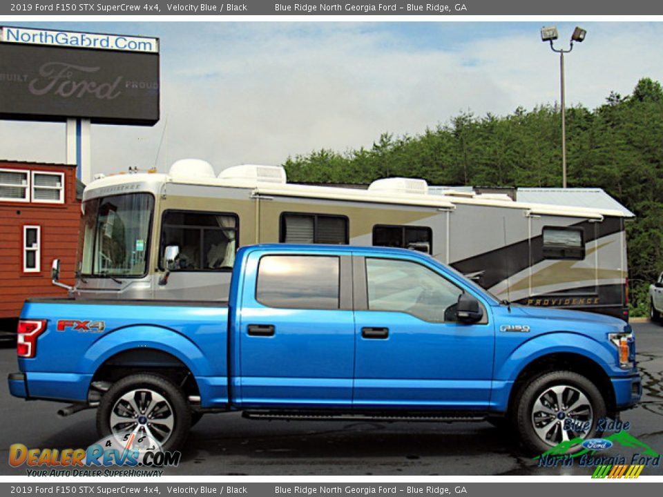 2019 Ford F150 STX SuperCrew 4x4 Velocity Blue / Black Photo #6