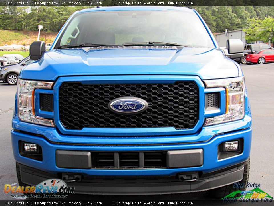 2019 Ford F150 STX SuperCrew 4x4 Velocity Blue / Black Photo #8