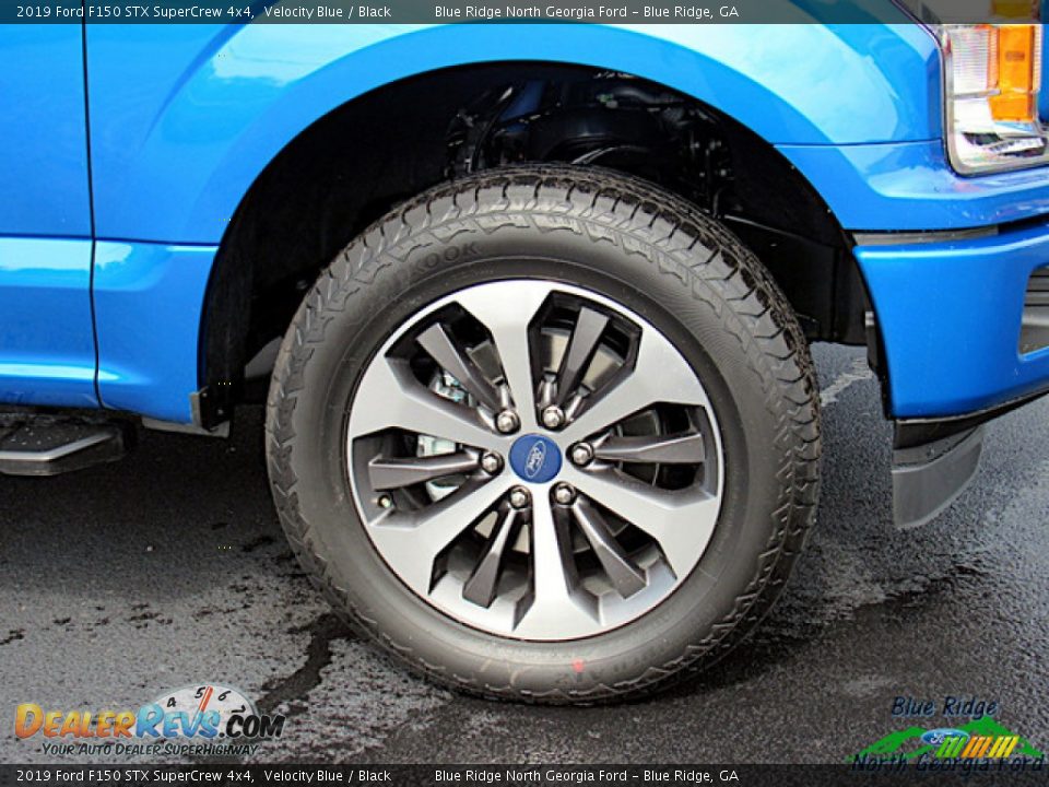2019 Ford F150 STX SuperCrew 4x4 Velocity Blue / Black Photo #9