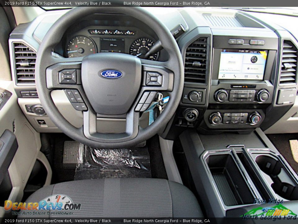 2019 Ford F150 STX SuperCrew 4x4 Velocity Blue / Black Photo #14
