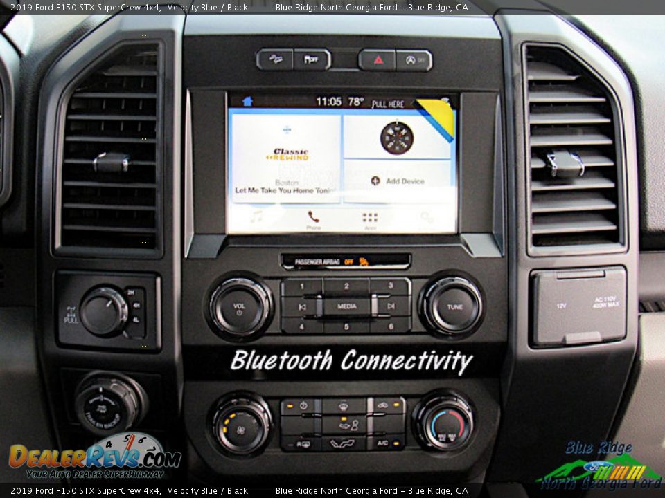 2019 Ford F150 STX SuperCrew 4x4 Velocity Blue / Black Photo #18