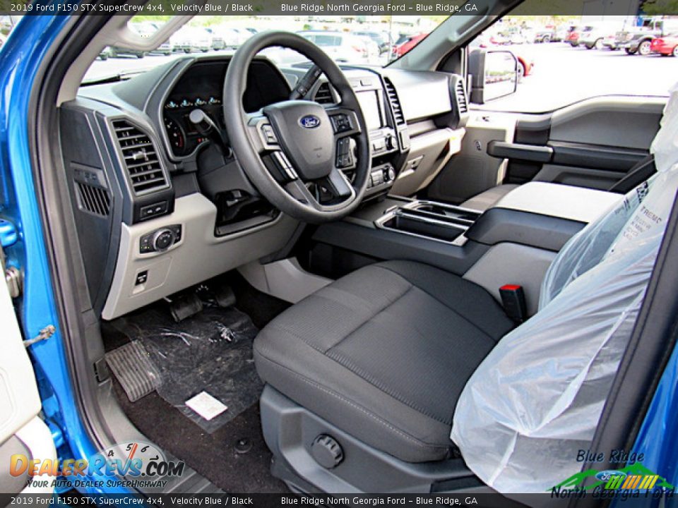 2019 Ford F150 STX SuperCrew 4x4 Velocity Blue / Black Photo #26