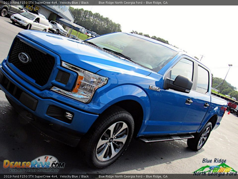 2019 Ford F150 STX SuperCrew 4x4 Velocity Blue / Black Photo #29