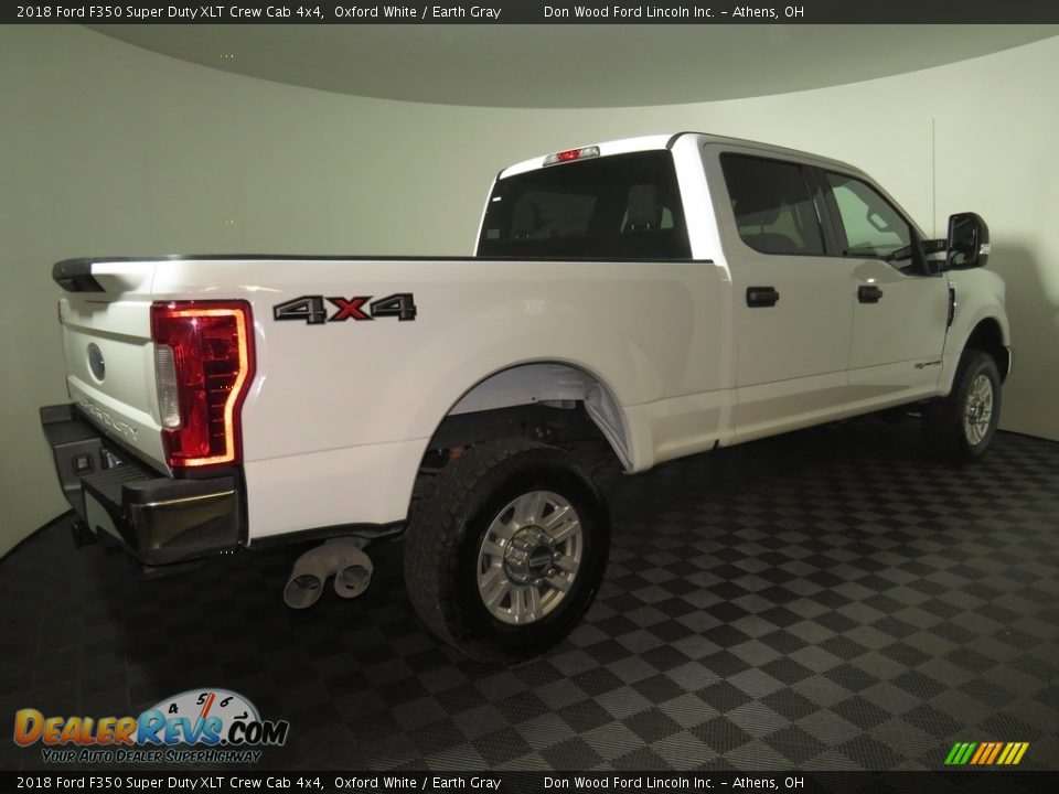 2018 Ford F350 Super Duty XLT Crew Cab 4x4 Oxford White / Earth Gray Photo #12