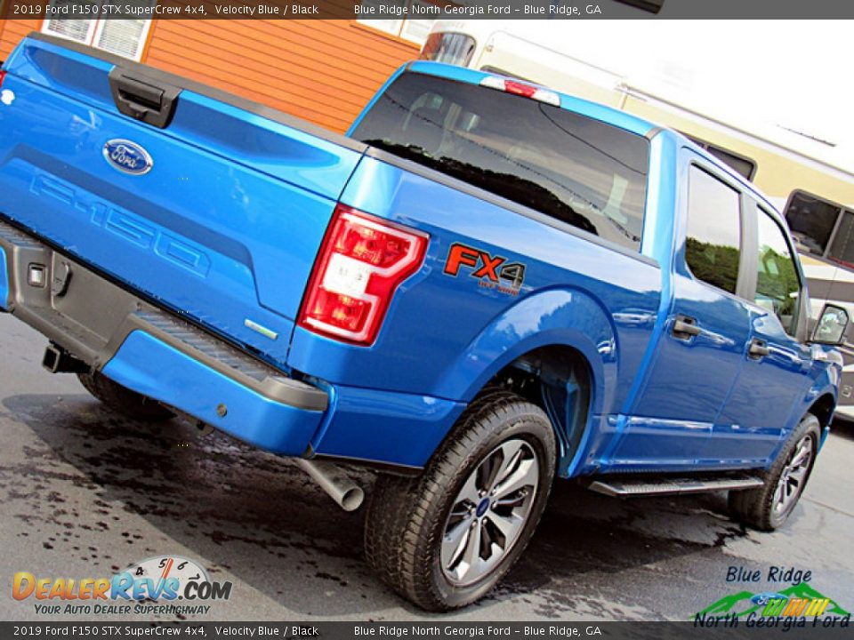 2019 Ford F150 STX SuperCrew 4x4 Velocity Blue / Black Photo #31