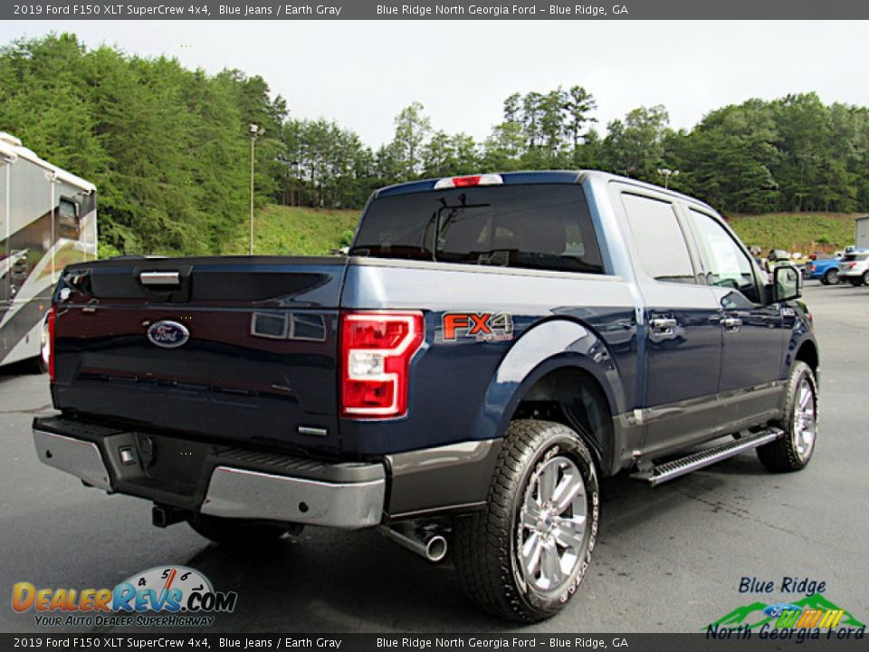 2019 Ford F150 XLT SuperCrew 4x4 Blue Jeans / Earth Gray Photo #5