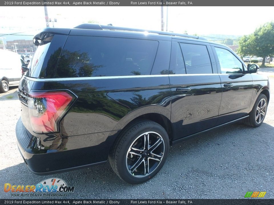2019 Ford Expedition Limited Max 4x4 Agate Black Metallic / Ebony Photo #2