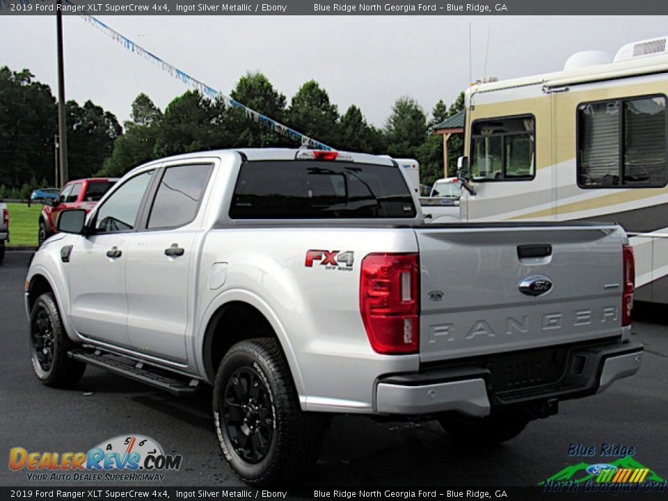 2019 Ford Ranger XLT SuperCrew 4x4 Ingot Silver Metallic / Ebony Photo #3