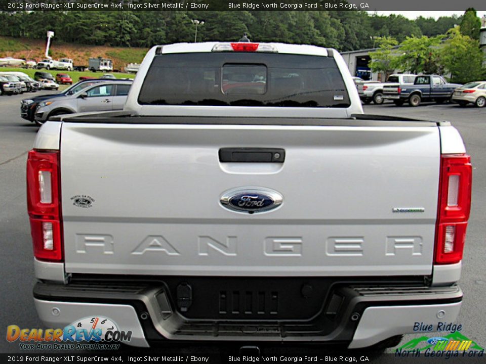 2019 Ford Ranger XLT SuperCrew 4x4 Ingot Silver Metallic / Ebony Photo #4
